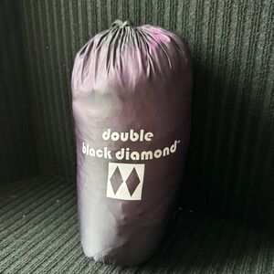 Double Black Diamond Packable Down Throw Blanket 60x70 Purple Blue Ridge Home